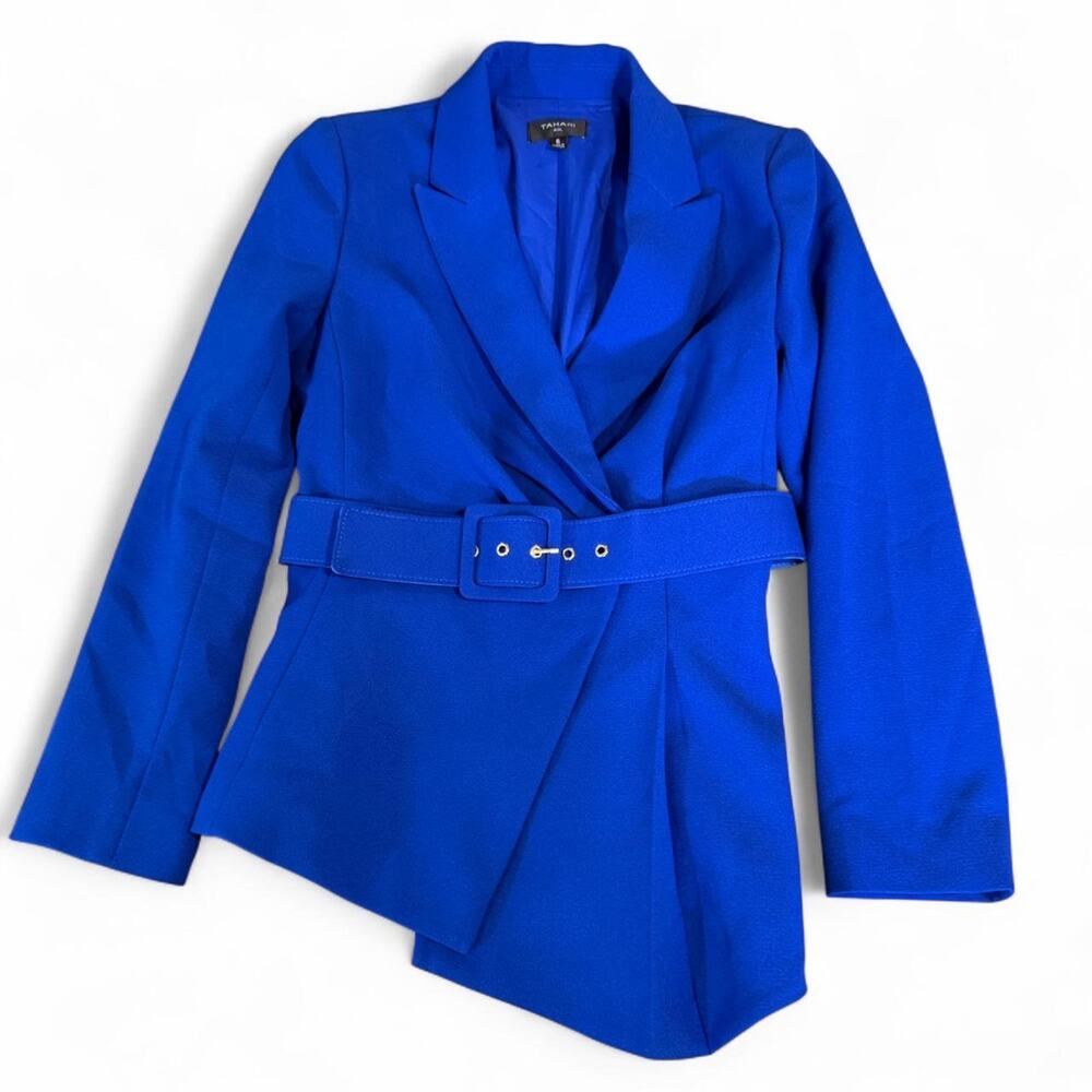 Blue Tahari by ASL Blazer Women's Size 6 Preppy Old Money 1980s Style